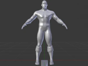 Captain America 3D Model