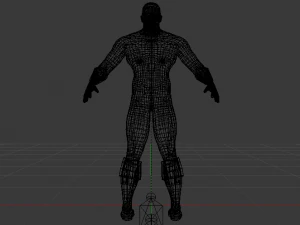 Captain America 3D Model