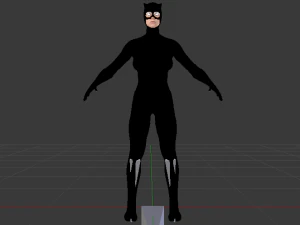 wanita kucing Model 3D