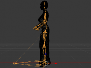 Woman in a Dress 043 Model 3D
