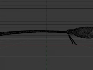 Nimbus 2001 - Broomstick 3D Model