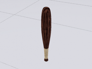 Quidditch Bat Model 3D