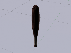 Quidditch Bat Model 3D