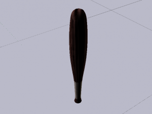 Quidditch Bat Model 3D