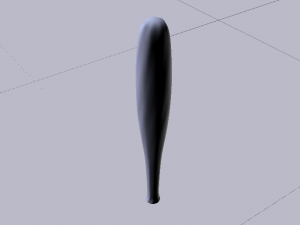 Quidditch Bat Model 3D
