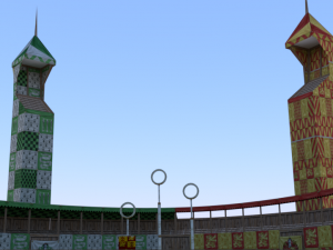 Quidditch Stadium 3D Model