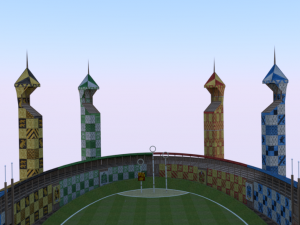 Quidditch Stadium 3D Model