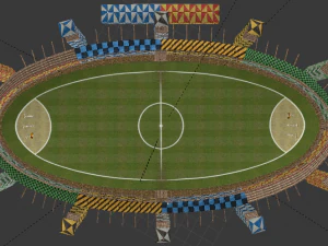 Quidditch Stadium 3D Model