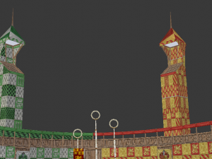 Quidditch Stadium 3D Model