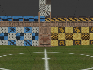 Quidditch Stadium 3D Model