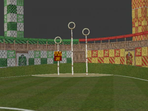 Quidditch Stadium 3D Model