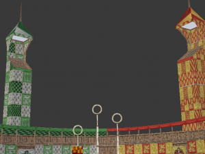 Quidditch Stadium 3D Model