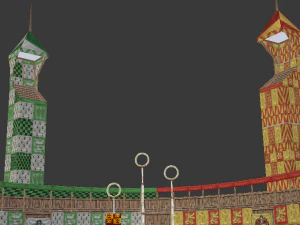 Quidditch Stadium 3D Model