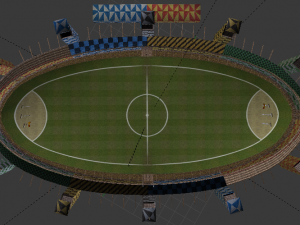Quidditch Stadium 3D Model