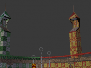 Quidditch Stadium 3D Model