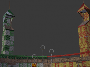 Quidditch Stadium 3D Model