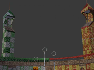 Quidditch Stadium 3D Model
