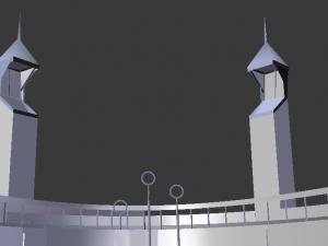 Quidditch Stadium 3D Model
