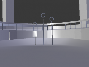 Quidditch Stadium 3D Model