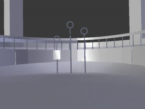 Quidditch Stadium 3D Model