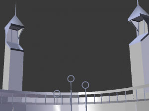 Quidditch Stadium 3D Model