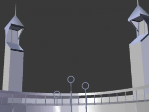 Quidditch Stadium 3D Model