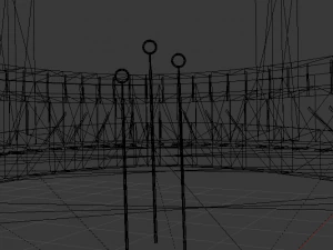 Quidditch Stadium 3D Model
