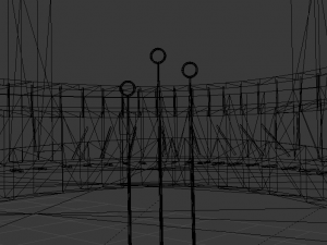Quidditch Stadium 3D Model