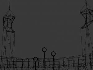 Quidditch Stadium 3D Model