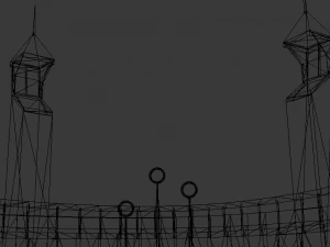 Quidditch Stadium 3D Model