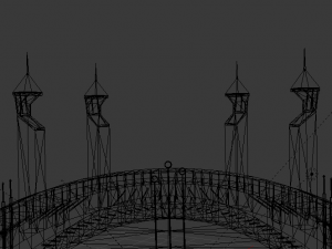 Quidditch Stadium 3D Model