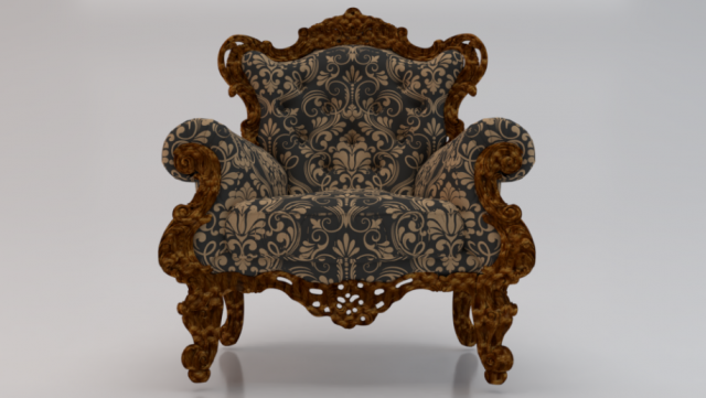 Fashionable Modern Armchair 01 3D-Modell .c4d .max .obj .3ds .fbx .stl .blend 
