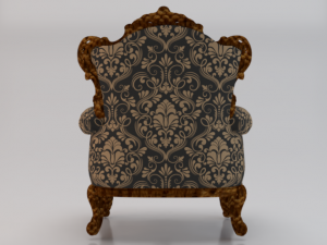 Fashionable Modern Armchair 01 3D-Modell