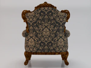 Fashionable Modern Armchair 01 3D Model