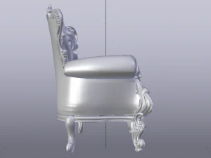 Fashionable Modern Armchair 01 3D Model