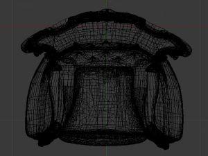 Fashionable Modern Armchair 01 3D Model