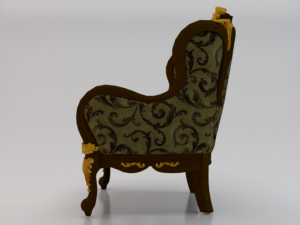 Fashionable Modern Armchair 02 3D Модель