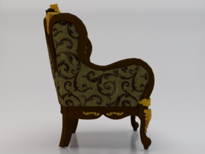 Fashionable Modern Armchair 02 3D Модель