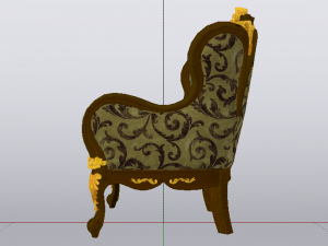 Fashionable Modern Armchair 02 3D Модель