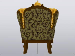 Fashionable Modern Armchair 02 3D Модель