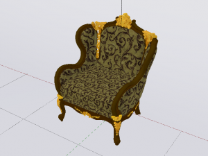 Fashionable Modern Armchair 02 3D Модель