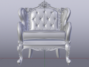 Fashionable Modern Armchair 02 3D Модель