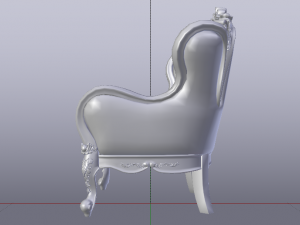 Fashionable Modern Armchair 02 3D Модель