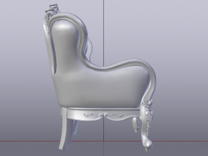 Fashionable Modern Armchair 02 3D Модель