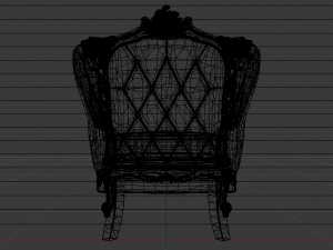 Fashionable Modern Armchair 02 3D Модель