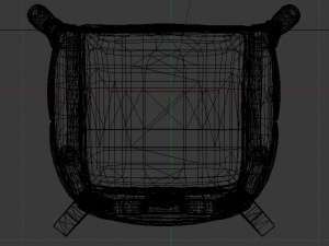 Fashionable Modern Armchair 02 3D Модель