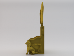 Fantasy Throne of Ancient Egypt - The Throne of Pharaoh 01 Modelo 3D