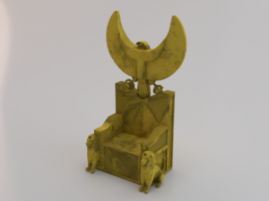 Fantasy Throne of Ancient Egypt - The Throne of Pharaoh 01 Modelo 3D