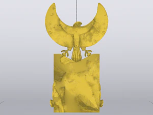 古埃及的幻想王座 - 法老王的王座 01 3D 模型