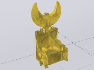 Fantasy Throne of Ancient Egypt - The Throne of Pharaoh 01 Modelo 3D